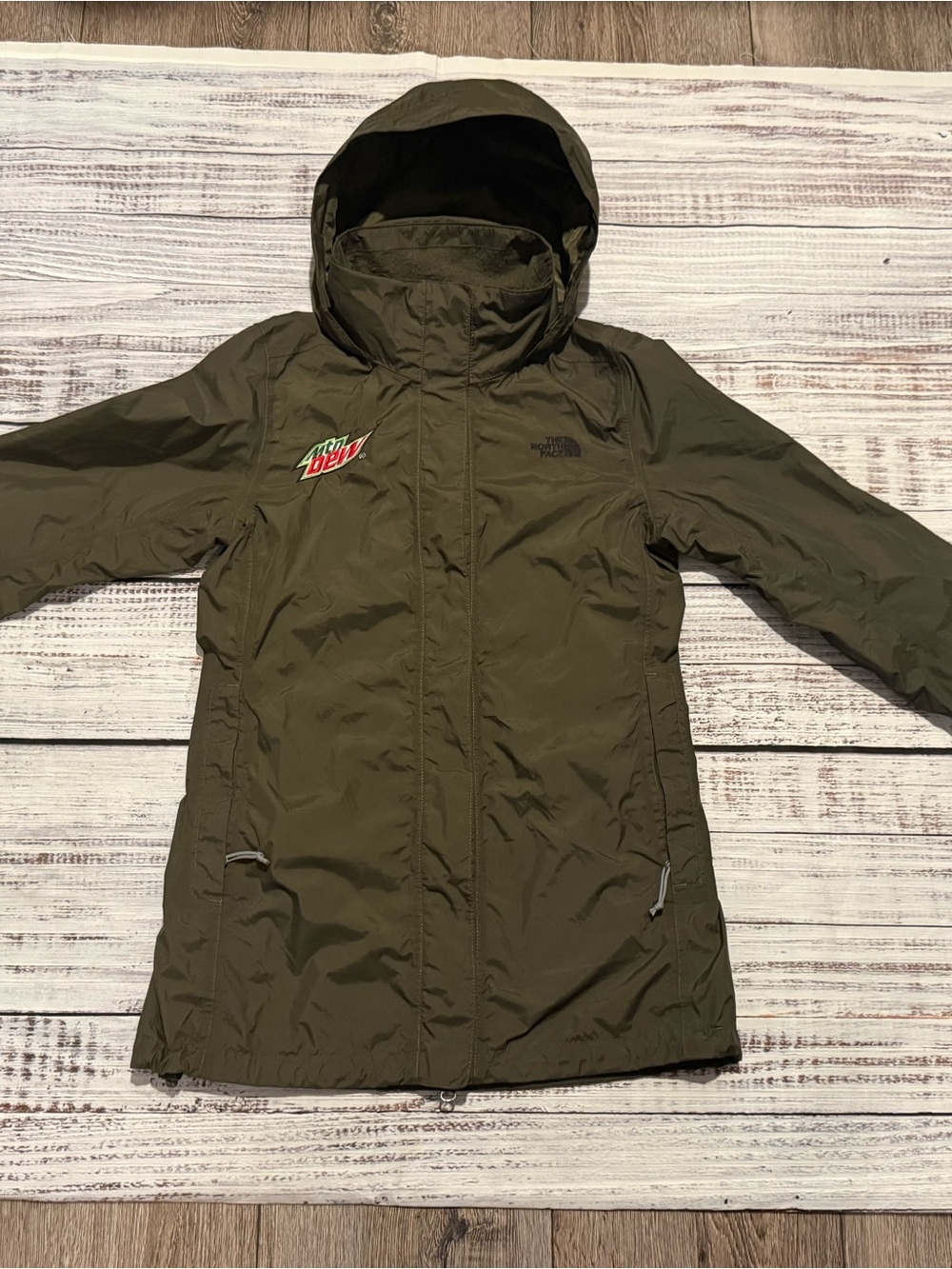THE NORTH FACE MOUNTAIN DEW RAIN JACKET WATERPROOF DRYVENT WOMEN’S SMALL